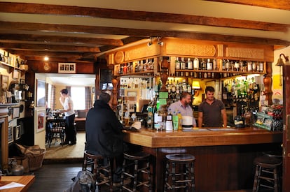 'Pub' del hotel Port Charlotte, en la localidad homónima de la isla de Islay.