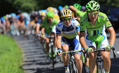 El Cannondale y el Orica-GreenEdge lideran el pelotón en la 7ª etapa