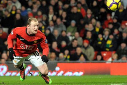 Rooney, durante un partido