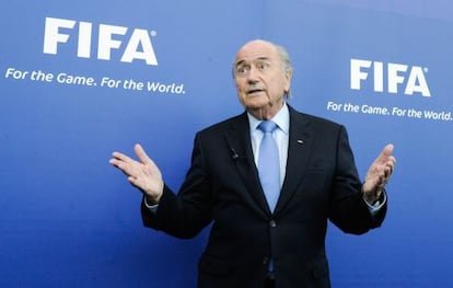 El presidente de la FIFA, Sepp Blatter, en Zúrich.