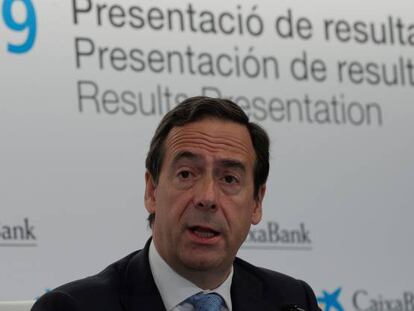 El consejero delegado de CaixaBank, Gonzalo Gortázar