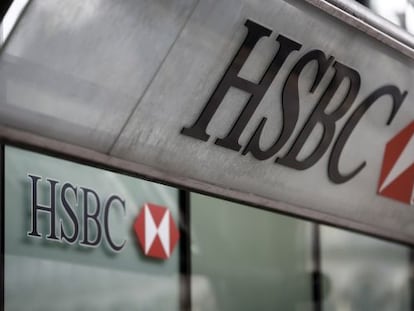 Agência da HSBC em Londres.