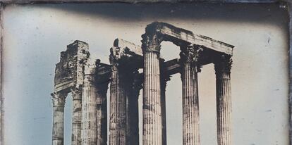 Olimpeion, o Templo de Zeus Olímpico, Atenas, 1943