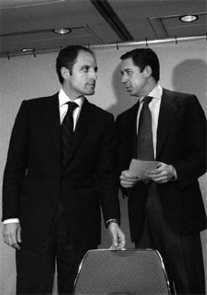 Francisco Camps y Eduardo Zaplana.