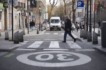  La calle de Embajadores, en el barrio madileño de Lavapiés