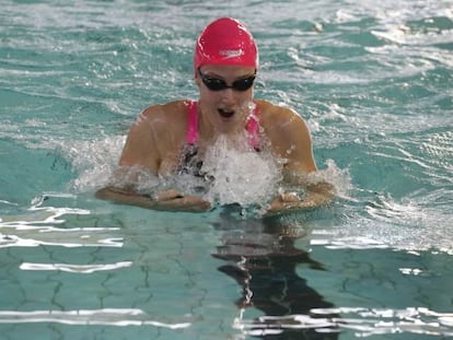 Mireia Belmonte aquest diumenge al campionat de natació.