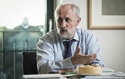 Luis Cueto, coordinador general de la Alcaldía de Madrid, el pasado miércoles durante la entrevista.
