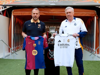 Carlo Ancelotti y Hansi Flick