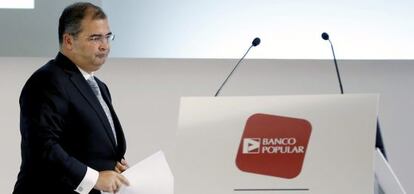 El presidente del Banco Popular, &Aacute;ngel Ron. 