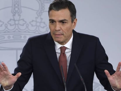 El presidente del Gobierno, Pedro Sánchez, este miércoles.