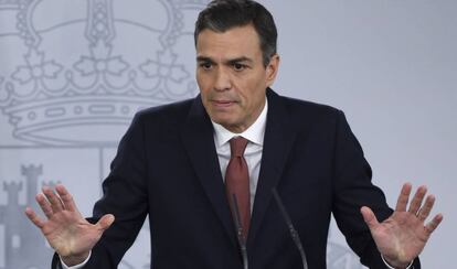 El presidente del Gobierno, Pedro Sánchez, este miércoles.