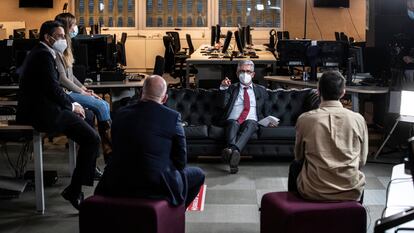 Encontro de assinantes digitais do EL PAÍS com o diretor e o executivo-chefe do jornal.