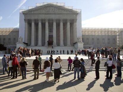 El Tribunal Supremo de Estados Unidos, el pasado mes de octubre. 