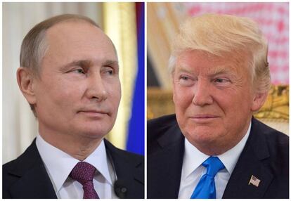 Vladimir Putin y Donald Trump