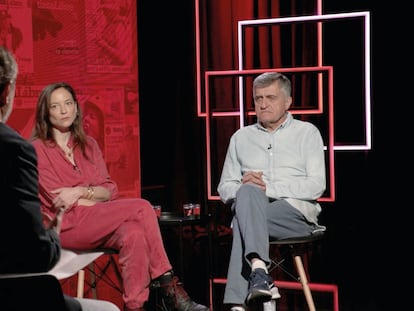 Leonor Watling y El Gran Wyoming conversan con Jesús Maraña.