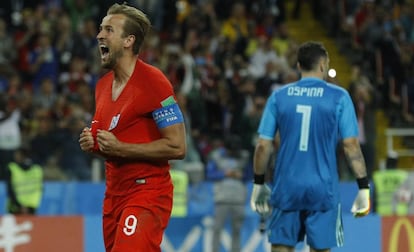 Kane marcou o gol da Inglaterra no tempo normal.