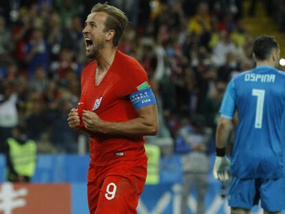 Kane marcou o gol da Inglaterra no tempo normal.