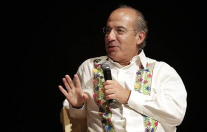 El expresidente de M&eacute;xico Felipe Calder&oacute;n.