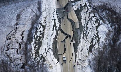 Carretera en Alaska.