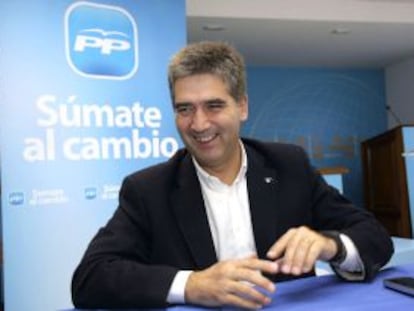 El nuevo director general de la Policía Ignacio Cosidó, durante la pasada campaña electoral.