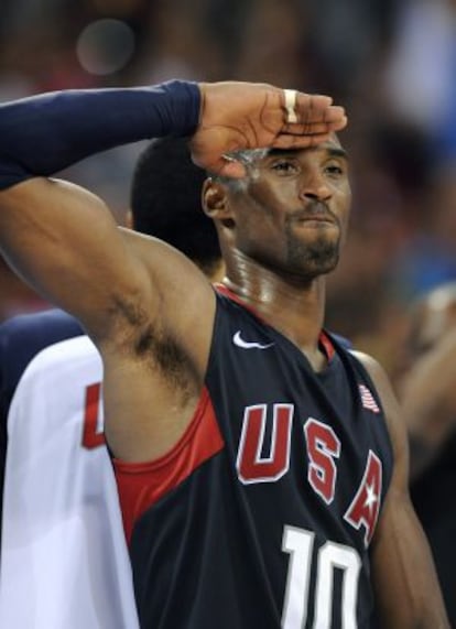 Kobe Bryant, en agosto de 2008, después de obtener la medalla de oro en los Juegos Olímpicos de Pekín.