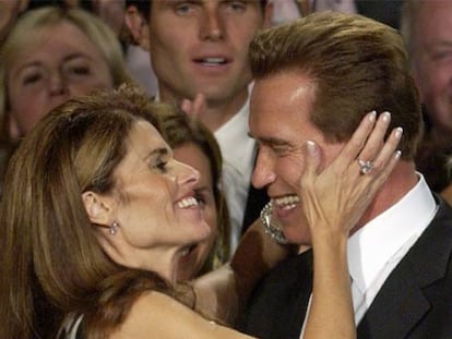 Maria Shriver y Arnold Schwarzenegger.