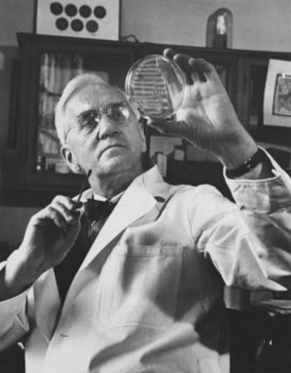 Alexander Fleming, descubridor de la penicilina.