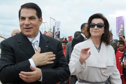 Ben Ali y su esposa, en una foto de 2009.