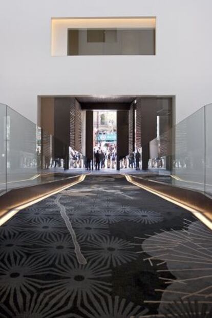 Interior del hotel Mandarin Oriental de Barcelona.