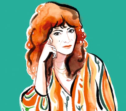 Ilustración de la autora, Clara Buedo, basándose en un retrato realizado por Uge Rubio.