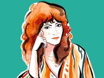 Ilustración de la autora, Clara Buedo, basándose en un retrato realizado por Uge Rubio.