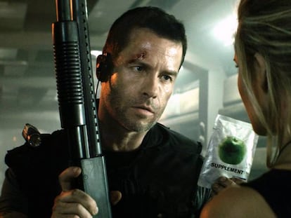 Guy Pearce, en un fotograma de &#039;MS1: M&aacute;xima Seguridad&#039;.