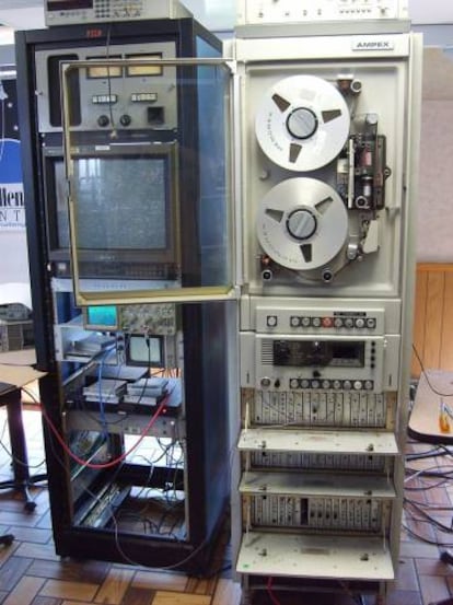 Una de las unidades Ampex FR-900.