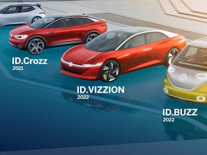 Los próximos modelos 100% eléctricos de Volkswagen.
