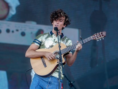 Guitarricadelafuente en el Festival Mad Cool de Madrid, en julio de 2022.