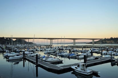 Puerto deportivo de Ribadeo.