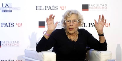 La alcaldesa de Madrid, Manuela Carmena.