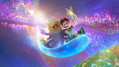 Anuncio de la película Elio de Pixar.