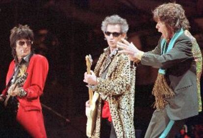 Los Rolling Stones, durante una actuación en Chicago.