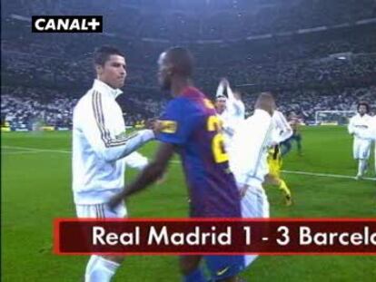 Real Madrid, 1 - F.C. Barcelona, 3