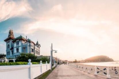 Hotel Villa Rosario, on Ribadesella beach, in Asturias.