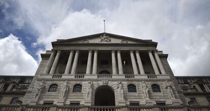 Fachada del Banco de Inglaterra.