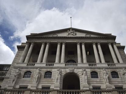 Fachada del Banco de Inglaterra.