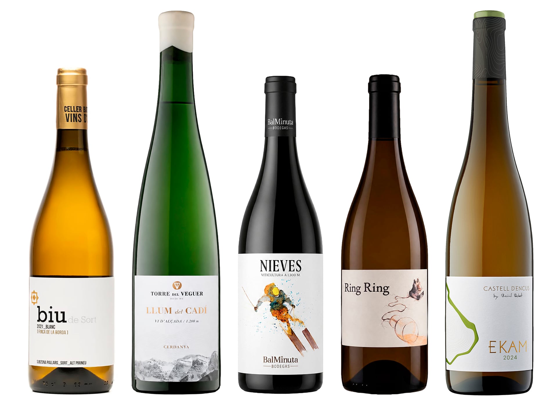 Cinco vinos blancos españoles de altura elaborados con la variedad riesling