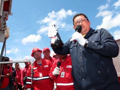 L&#039;expresident de Vene&ccedil;uela Hugo Ch&aacute;vez. 