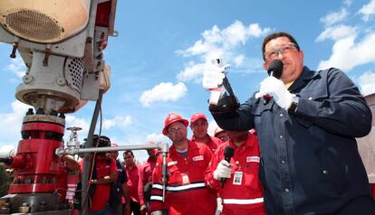 L'expresident de Veneçuela Hugo Chávez.