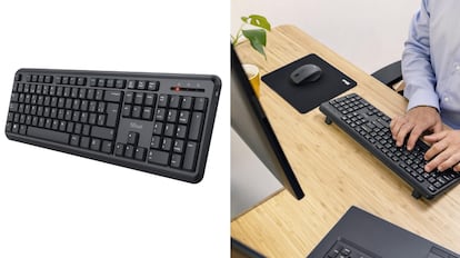 El teclado con conexión inalámbrica Trust Ody tiene un peso muy liviano: de tan solo 500 gramos.