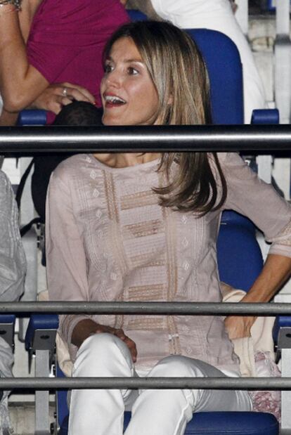 Letizia asiste al concierto.