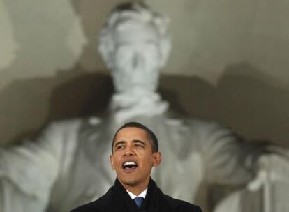 Obama y Lincoln.