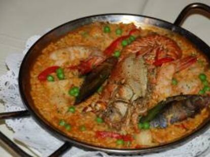 En la imagen, una paella valenciana. EFE/Archivo